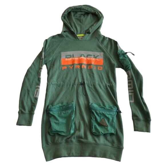 NWT Black Pyramid Utility Hoodie - Picture 1 of 12